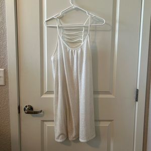 White Swimsuit Coverup Dress